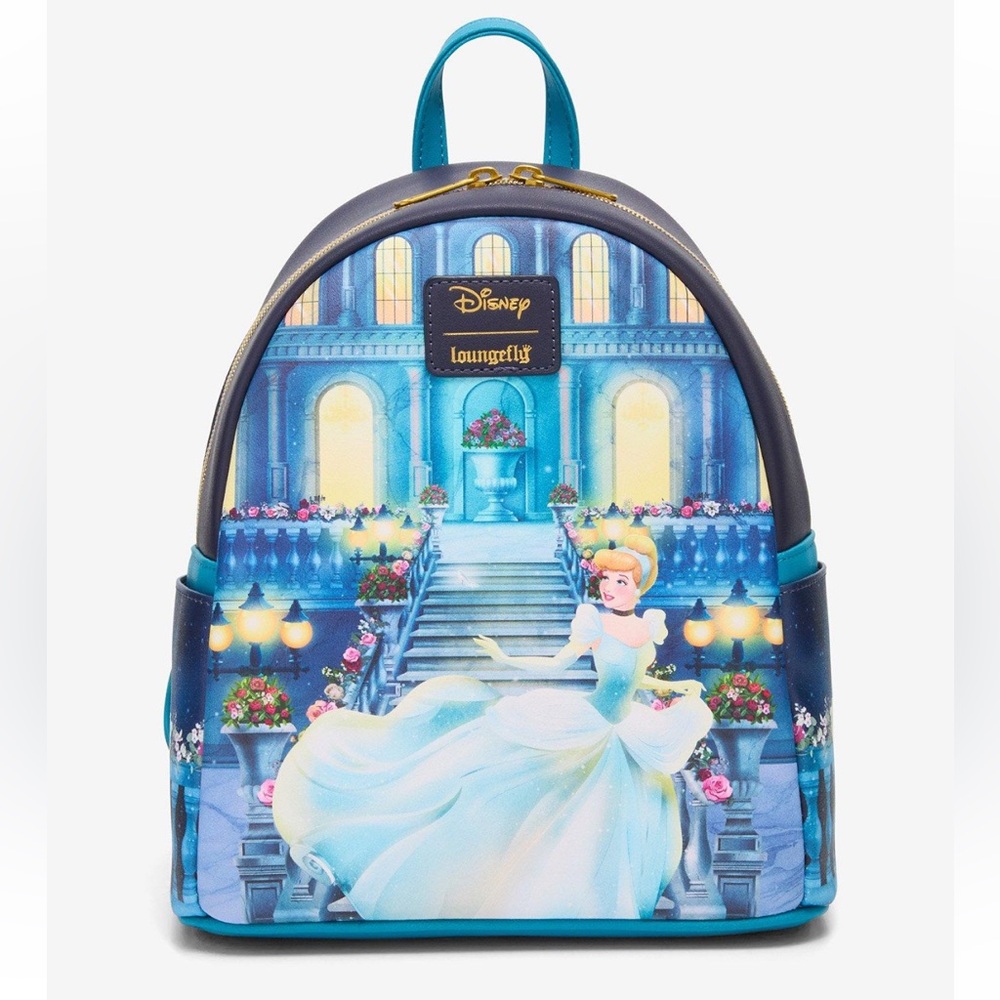 NEW Loungefly Disney Cinderella Castle Steps
Mini Backpack